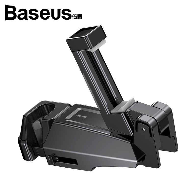 베이스어스 차량용 헤드레스트 스마트폰 거치대 (블랙)