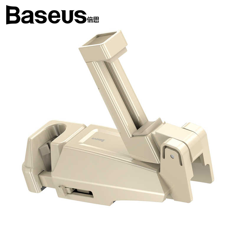 베이스어스 차량용 헤드레스트 스마트폰 거치대 (카키)