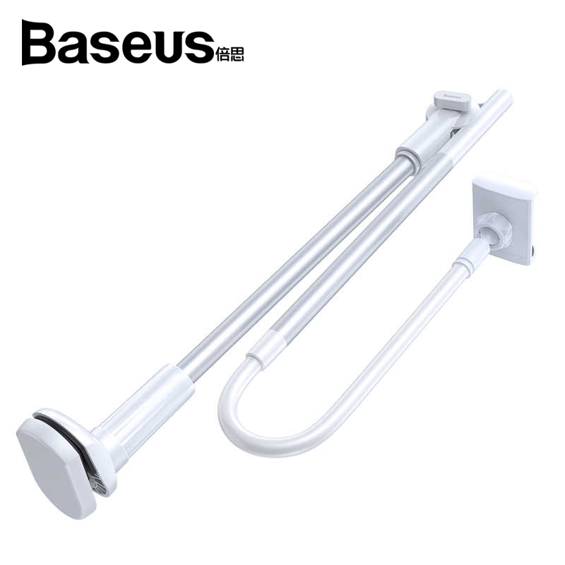 베이스어스 레이지 스마트폰 자바라거치대  (실버)