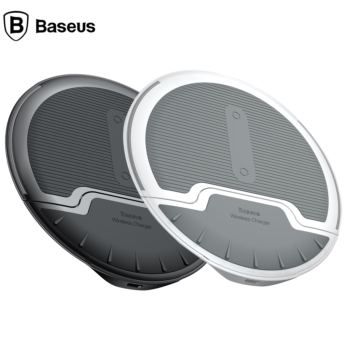 베이스어스 접이식 무선 충전 패드 (화이트)