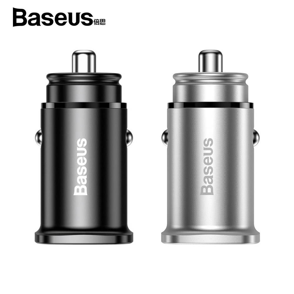 베이스어스 퀄컴 4.0+ PD 3.0 PPS 차량용 듀얼포트 충전기 (화이트)