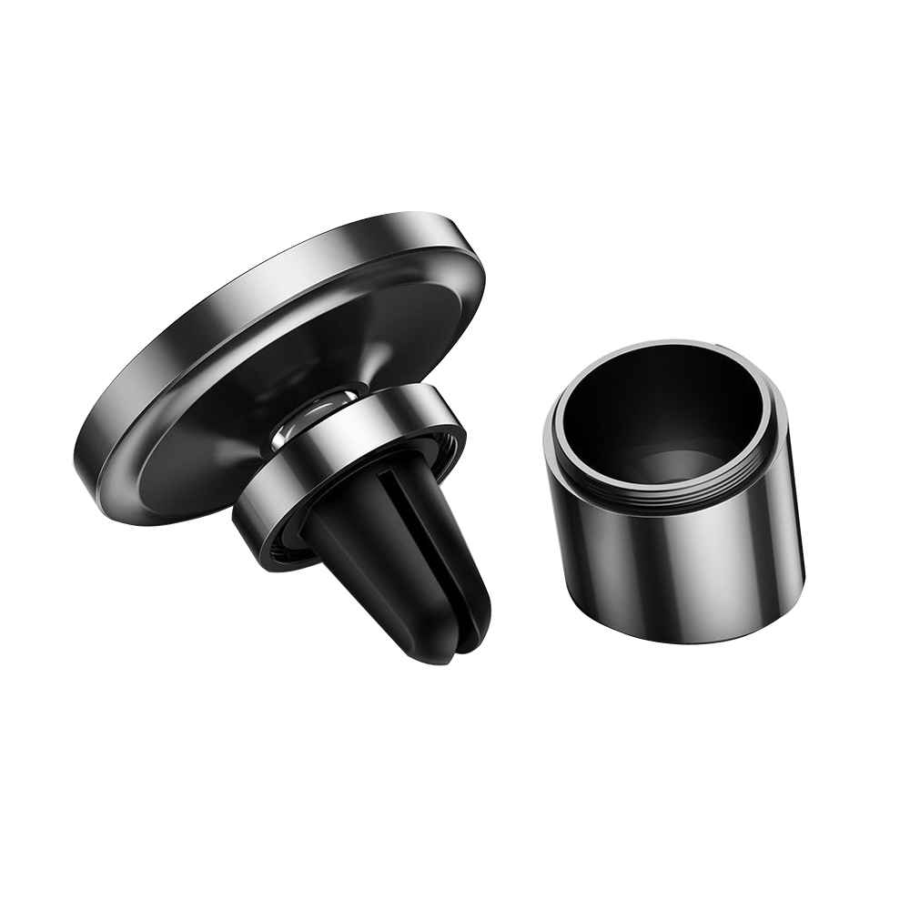 베이스어스 풀메탈 맥세이프 호환 마그네틱 차량용 콤보 거치대 블랙