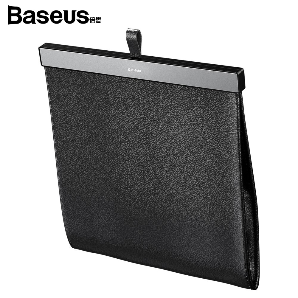 베이스어스 차량용 뒷좌석 대용량 쓰레기통 (블랙)