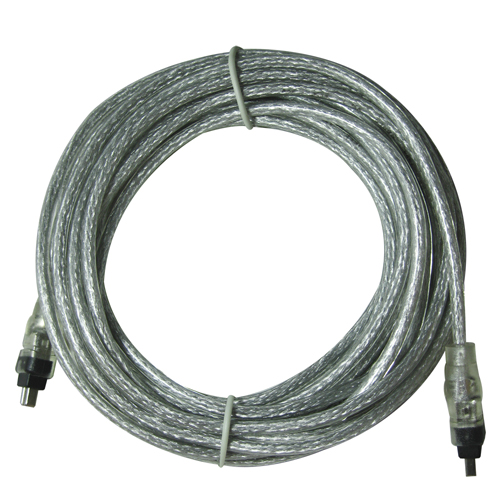 1394투명케이블 , 4P-4P , M／M, 10M