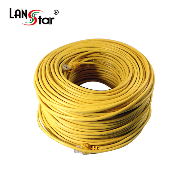 UTP 랜케이블 , CAT.5E, BOX, 100M , Yellow, 24AWG BOA