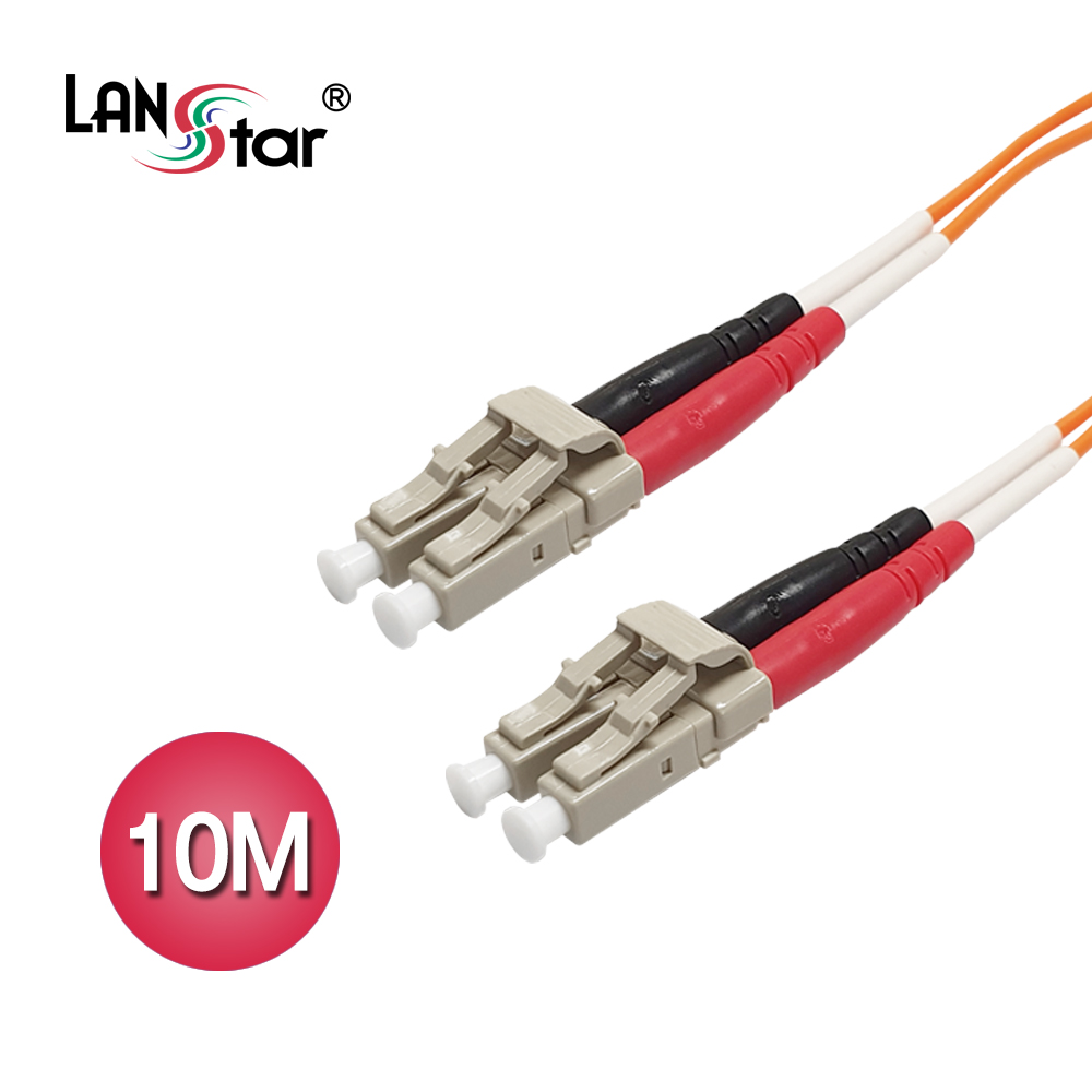 광케이블, 멀티모드(M／M), LC-LC, 10M 주황