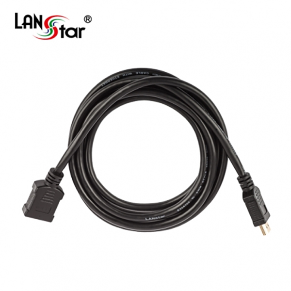 HDMI 1.4케이블, 19P M／F, Black, 4K 30Hz, 5M