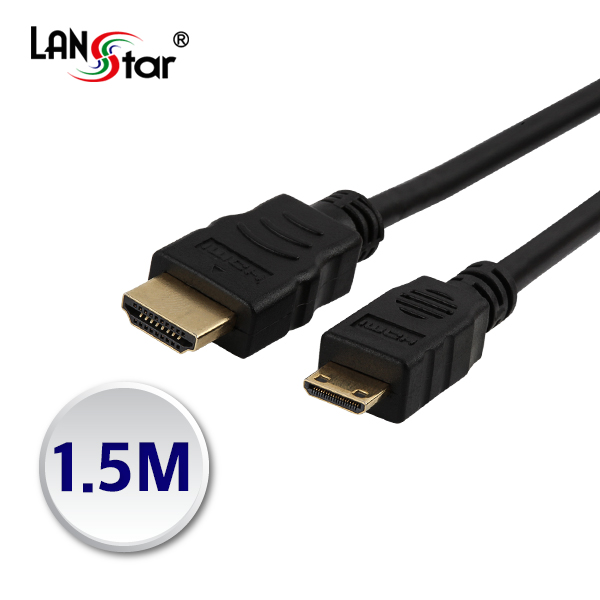 HDMI미니1.4케이블 , A／M-C／M, Mini, 4K*2K 60Hz, 1.5M