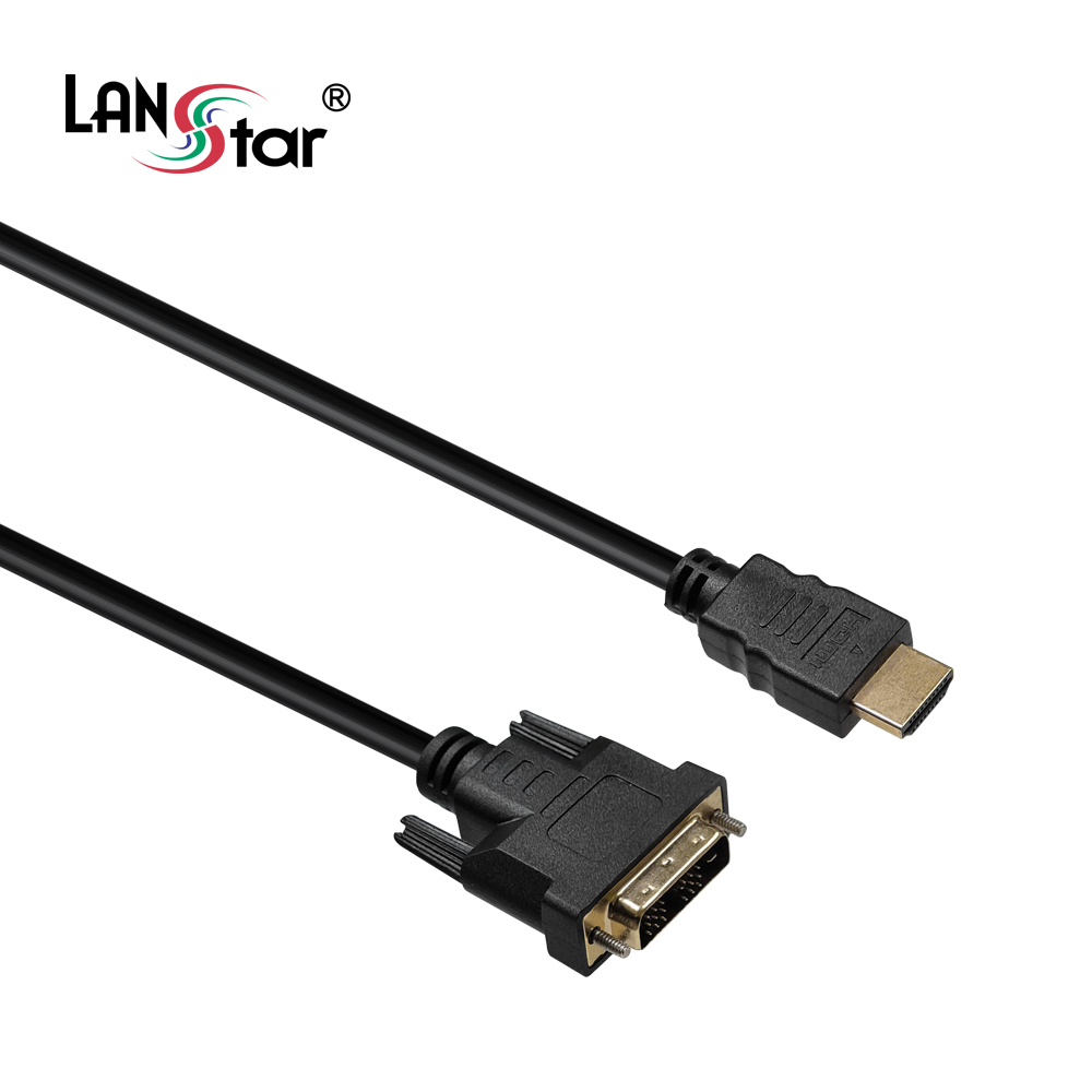 DVI케이블 , DVI18＋1／M- HDMI 19／M, 4K 60Hz, 3M