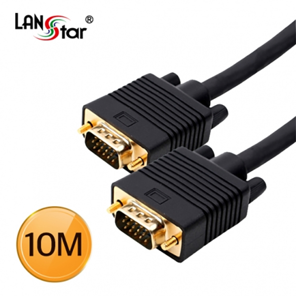 고급RGB모니터케이블 [2990/UL인증] HDB15P M／M, 3＋6C,Black, 10M