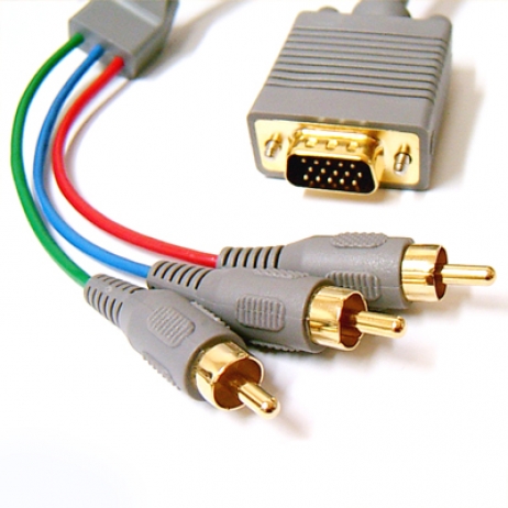 D[10307]RGB／3R케이블, HDB15P／M-3RCA／M, 3M