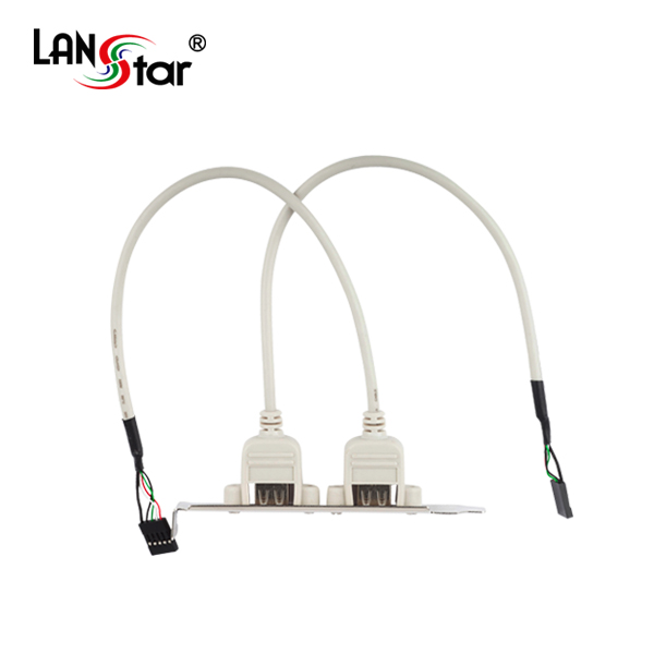 USB2.0가이드 A／F* 2Port, 4PIN