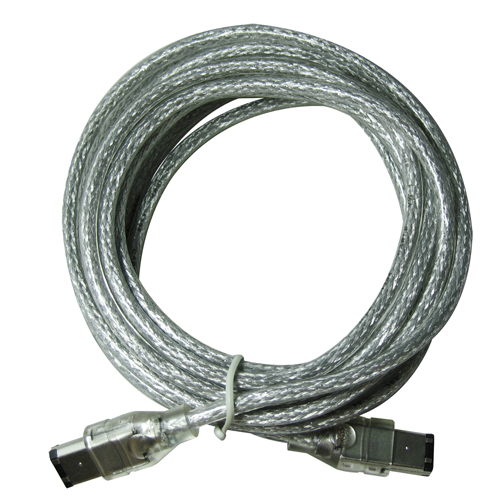 1394투명케이블 , 6P-6P, M／M, 1.5M (250개