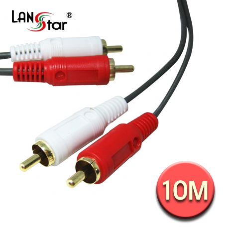 RCA케이블 , 2RCA M／M 10M