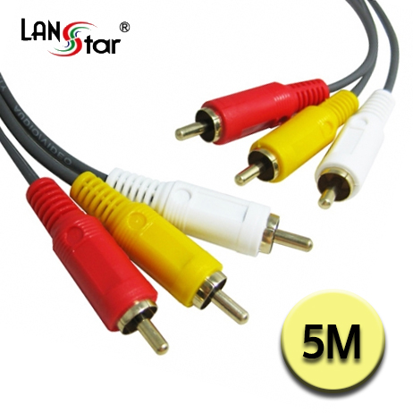 RCA케이블 , 3RCA M／M 5M