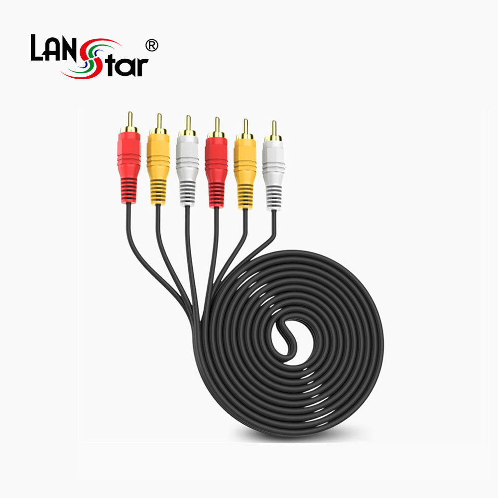 [LANstar] RCA케이블 , 3RCA M／M 10M 고급형 [10414]