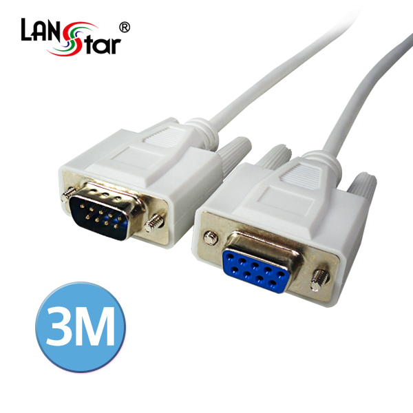 시리얼케이블, DB9P M／F 연장Direct, 3M