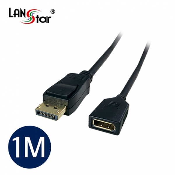 DisplayPort 1.2 (디스플레이포트) 연장 케이블 1M [UHD 4K*2K 60Hz 지원]