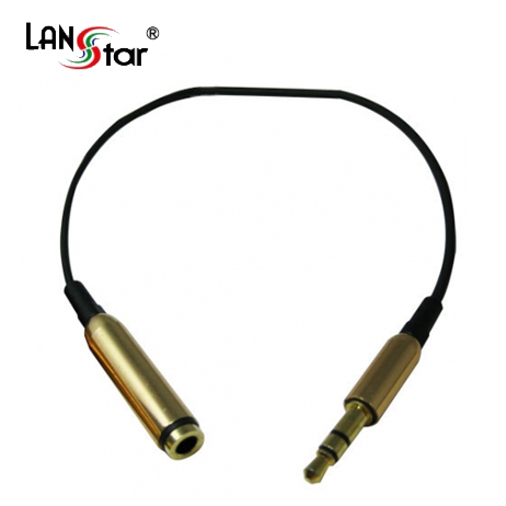 모바일 스테레오변환케이블, 3.5ST M/F, 고급형 메탈, 0.15M