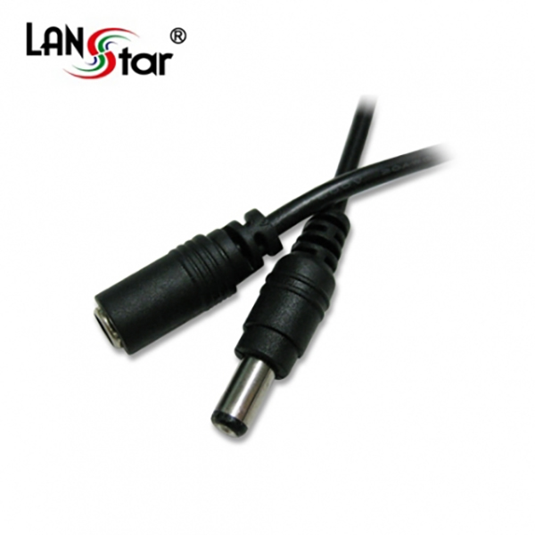 CCTV파워 젠더케이블 , DC5521/M-DC5521/F, 0.3M