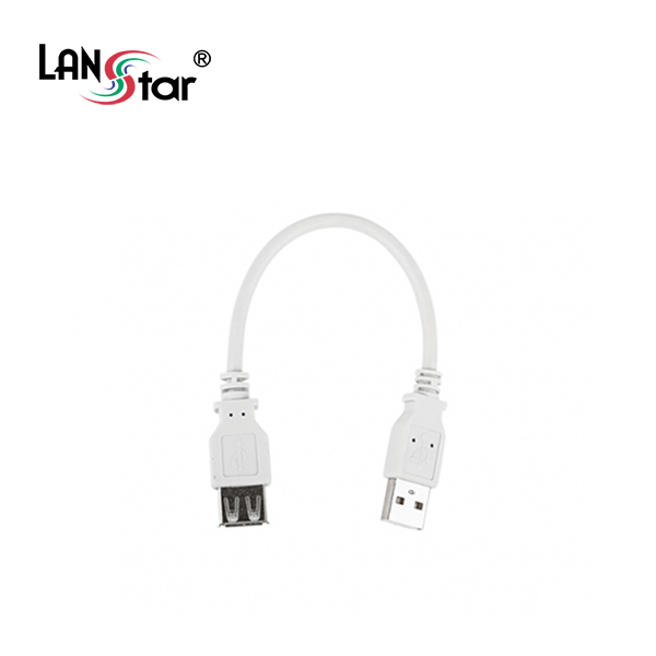 USB2.0케이블, A／M-A／F, 휴대용, 0.15M