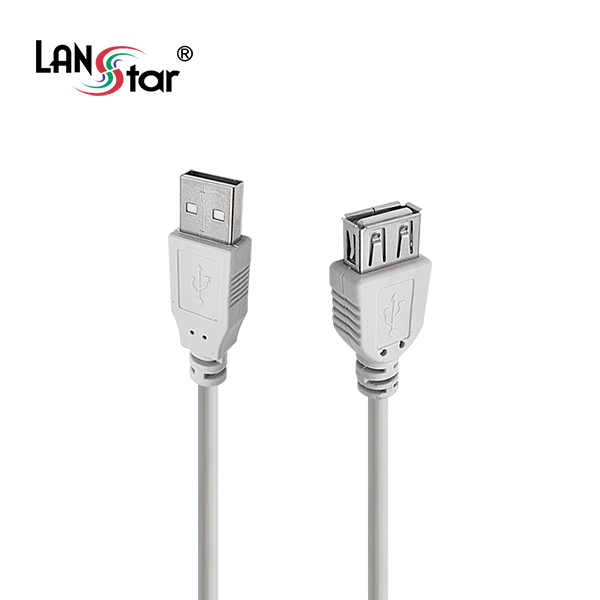 USB2.0케이블, A／M-A／F, 휴대용, 0.15M