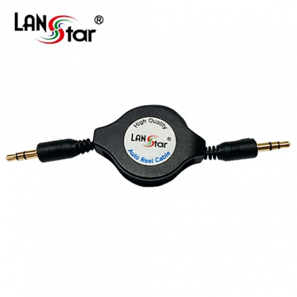 자동감김케이블 , AV케이블, 3.5ST M／M,,1M