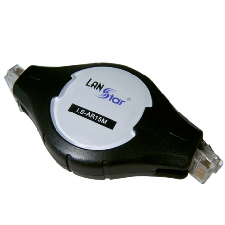 자동감김케이블 , UTP LAN, CAT.5E, 1.5M