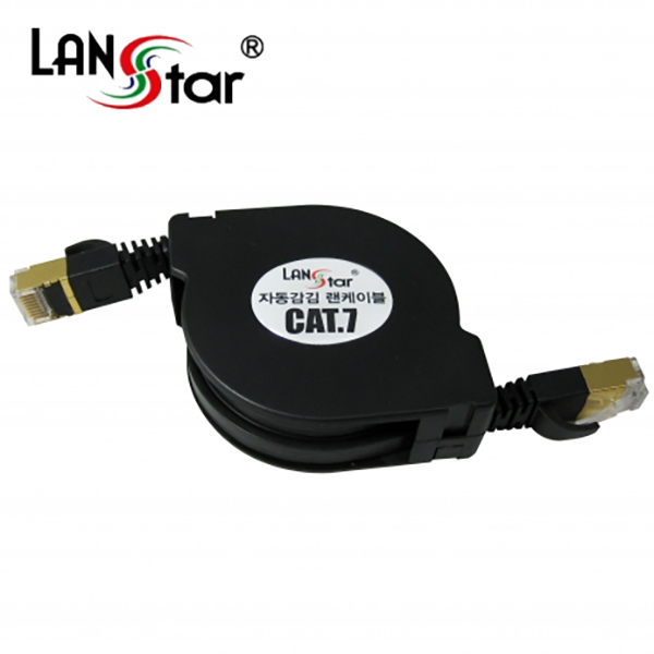 자동감김케이블 , UTP LAN, CAT.7, 1.5M