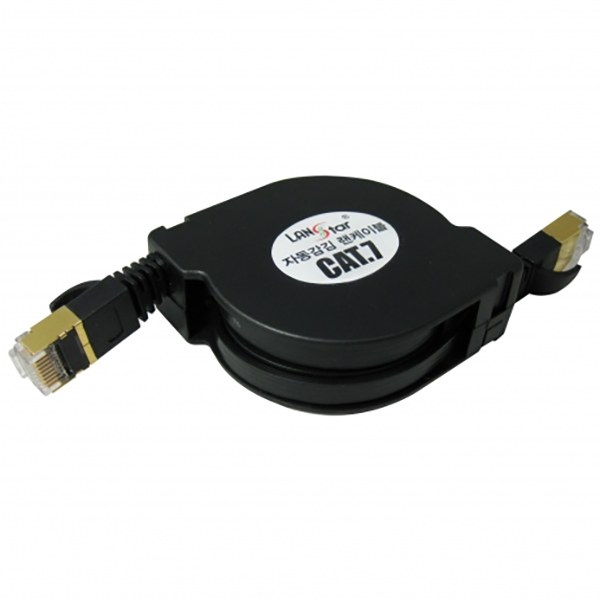 자동감김케이블 , UTP LAN, CAT.7, 1.5M