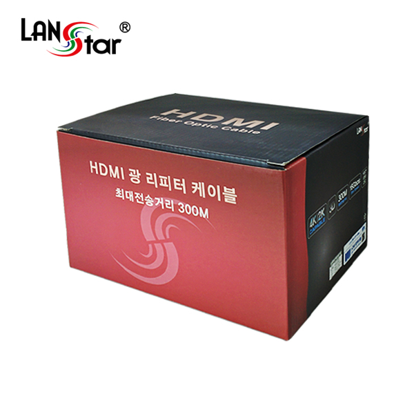 광 hdmi 1.4 광케이블 , HDMI 19P M/M, Black, Optical, 100M