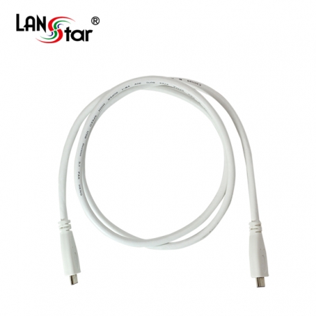 [USB 3.1] 케이블 USB 3.1 C/M-C/M 1M [10G] White