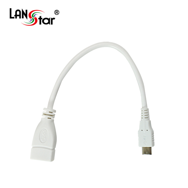 [USB 3.1] 케이블 USB 3.1 C/M-3.0 A/F 0.15M White