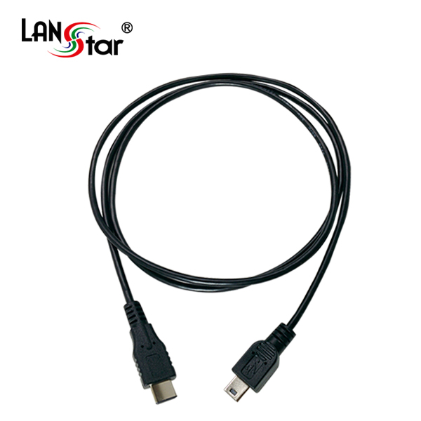 [USB 3.1] 케이블 USB 3.1 C/M-2.0 MINI 5P/M 1M Black