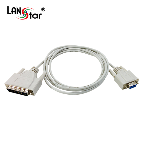 시리얼 케이블 DB9P/F-25P/M, 9핀-25핀 (BULK)