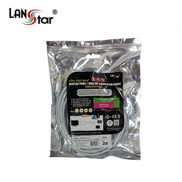 신호변환기, Mini 디스플레이 to VGA, 2M