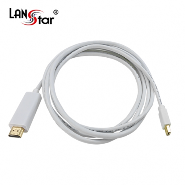 신호변환기, Mini 디스플레이 to HDMI, 4K*2K 30Hz, 2M