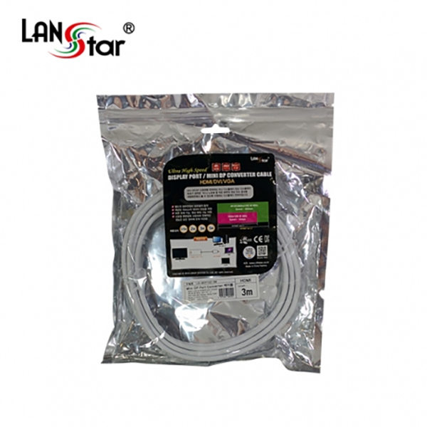 신호변환기, Mini 디스플레이 to HDMI, 4K*2K 30Hz, 3M