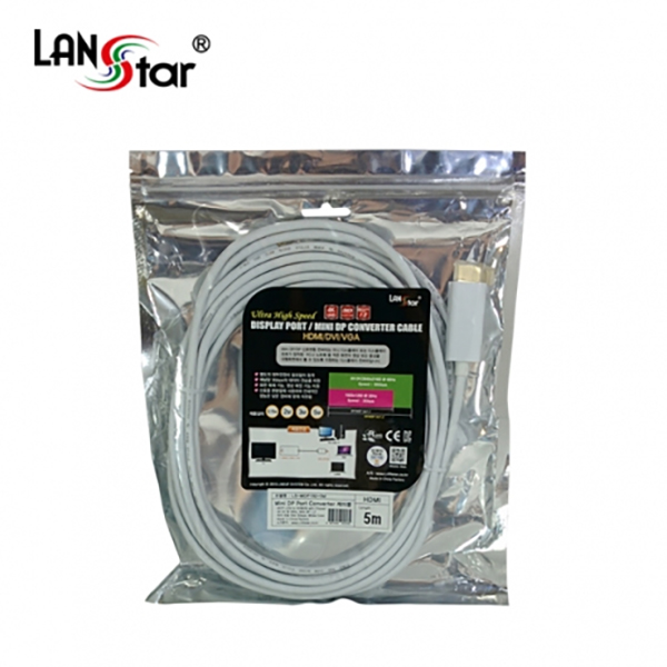 신호변환기, Mini 디스플레이 to HDMI, 4K*2K 30Hz, 5M