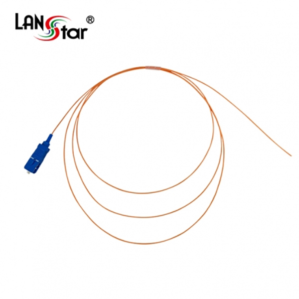 광케이블, SC Pig-Tail 멀티모드 (M／M), SC 피그테일 1.5M 주황색