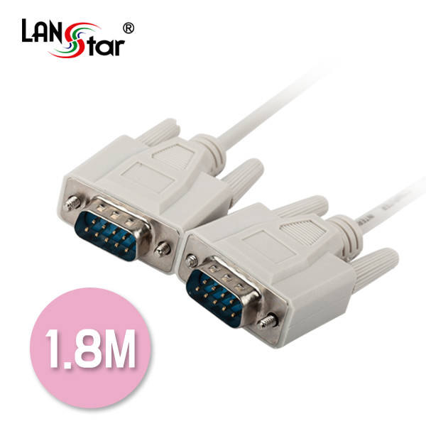 시리얼케이블, DB9P M/M Direct 1.8M