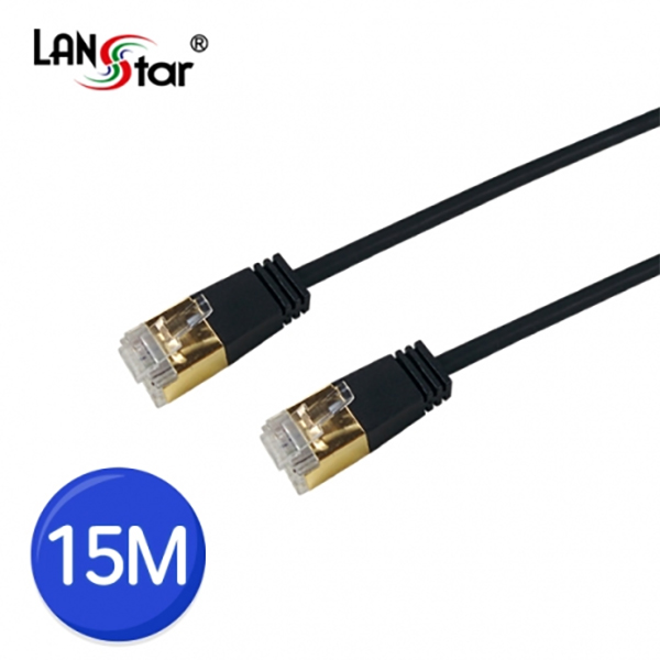 CAT.7 SSTP Slim 케이블, 36AWG, TPE, DIRECT 15M, BLACK