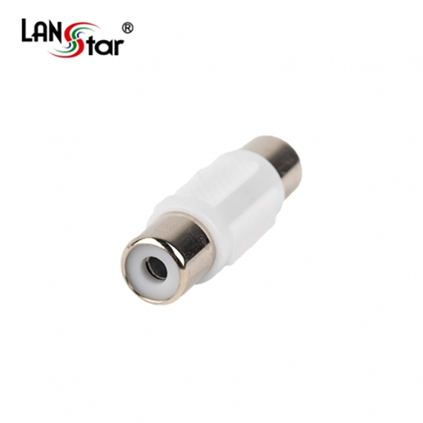 AV젠더Changer , 1RCA F／F, White