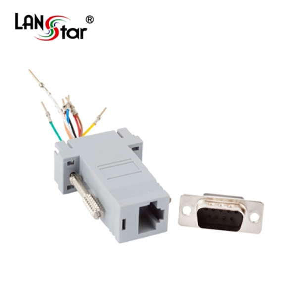 패시브 , RJ-45, 8P8C／F - DB9／M