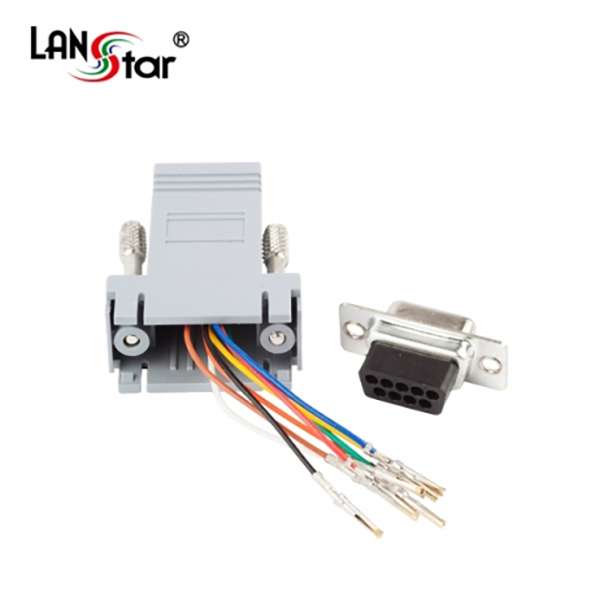 패시브 , RJ-45, 8P8C／F - DB9／F