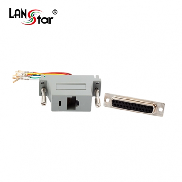 패시브 , RJ-45, 8P8C／F - DB25／F