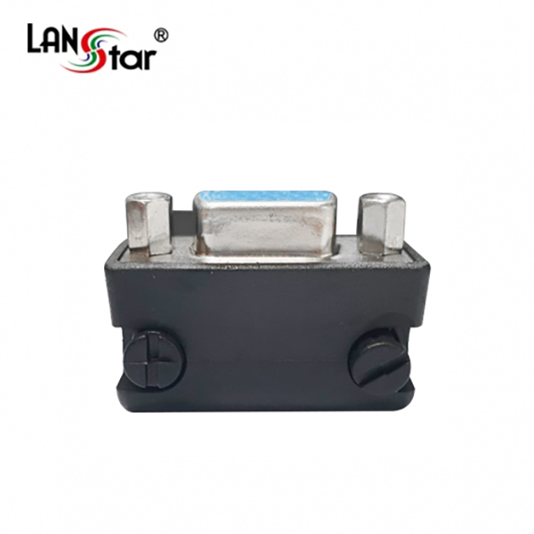 젠더Changer , HDB15P M／F, 3열, 90도 꺽임