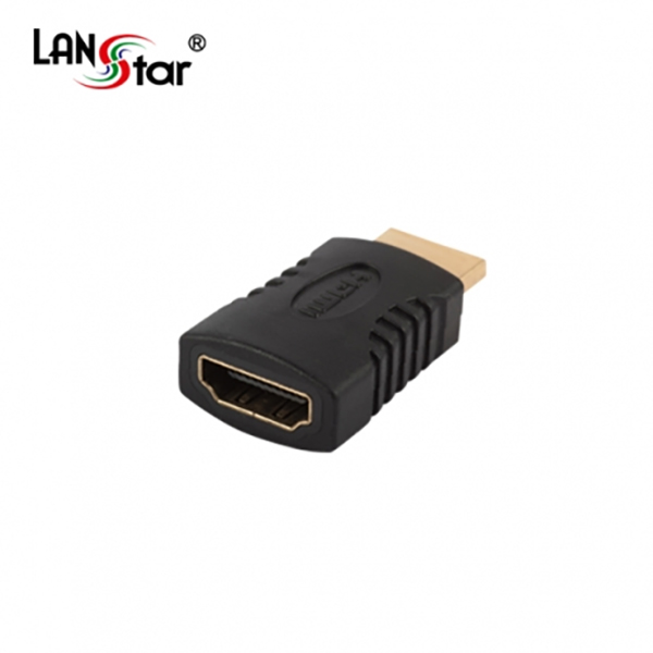 HDMI젠더, HDMI A／M-A／F, Black,Gold