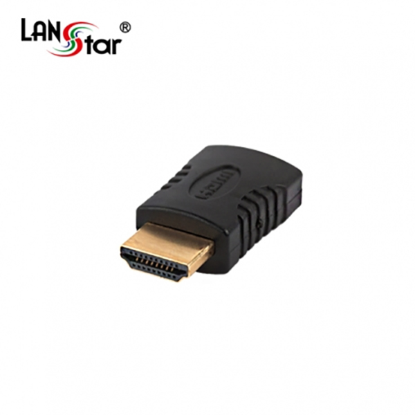 HDMI젠더, HDMI A／M-A／F, Black,Gold