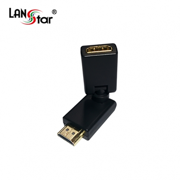 HDMI젠더, HDMI A／M-A／F, Black,360도